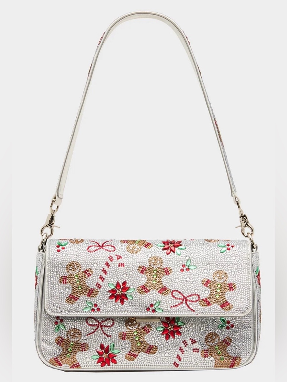 Betsy Johnson 2026 Rhinestone Embellished Shoulder Bag